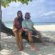 Base leader Gianluca Battaglia and Marine Biologist Ariana Bell. The Maldives With Ocean Dimensions Maldives